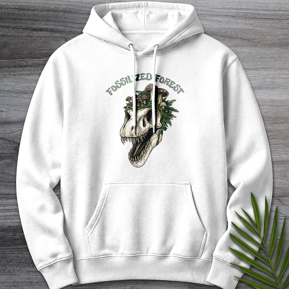 Hoodie XS / White Fossilized Forest Premium Hoodie