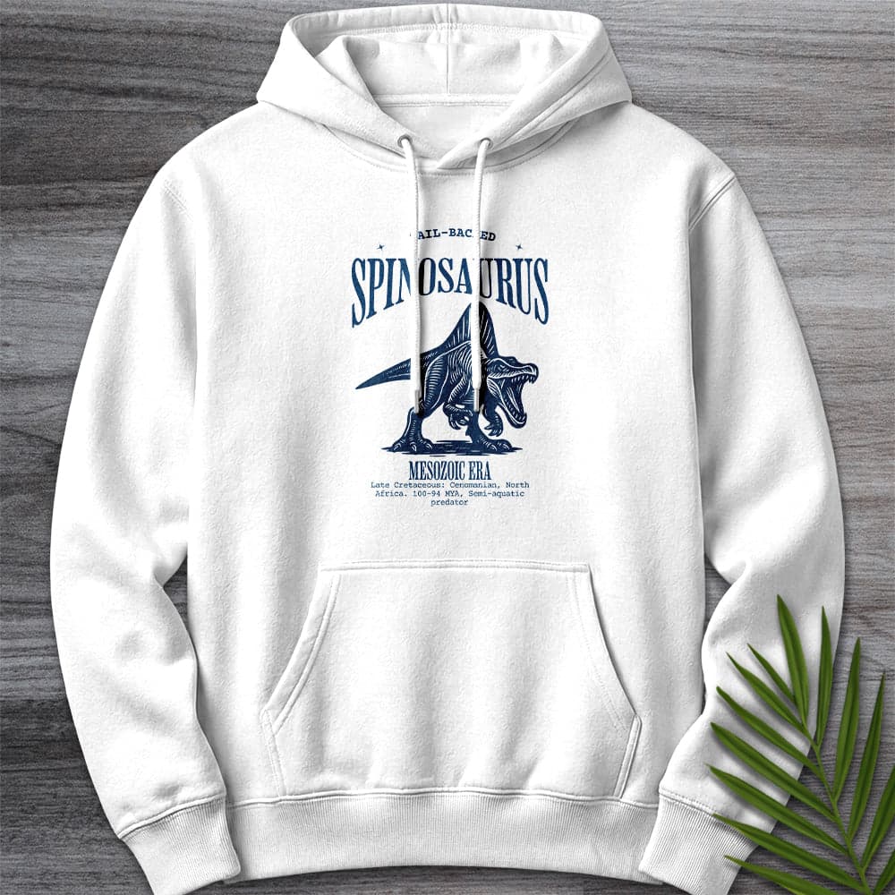 Hoodie XS / White Sailback Spinosaurus Classic Premium Hoodie