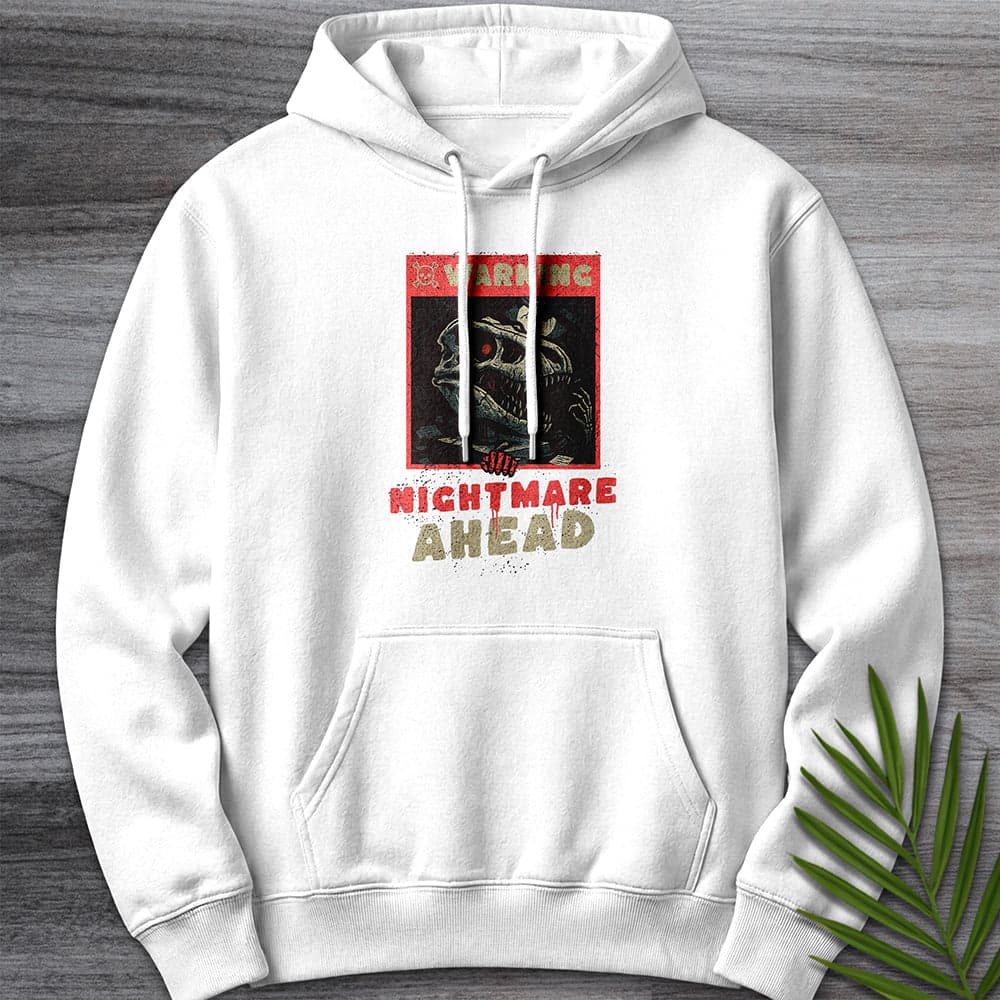Hoodie XS / White T.Rex Nightmare Ahead Premium Hoodie