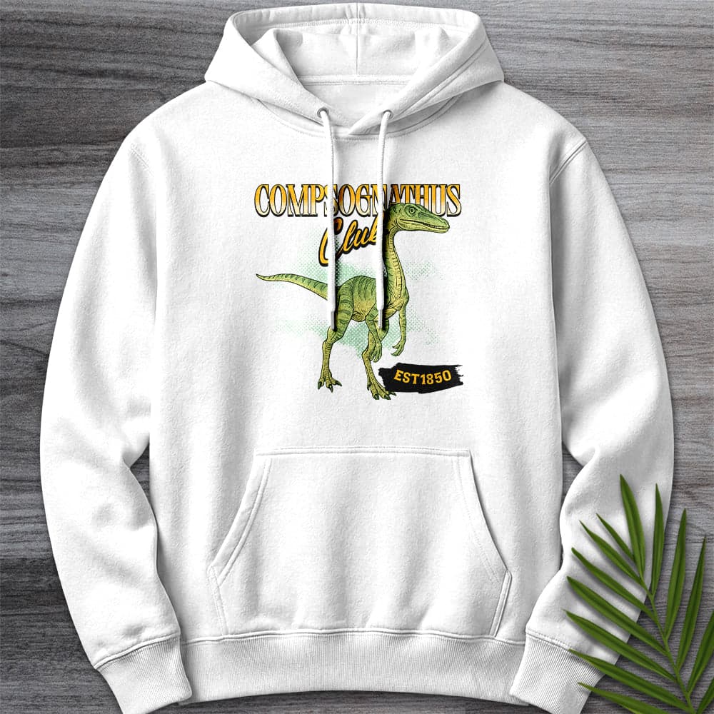 Hoodie XS / White The Compsognathus Club Premium Hoodie