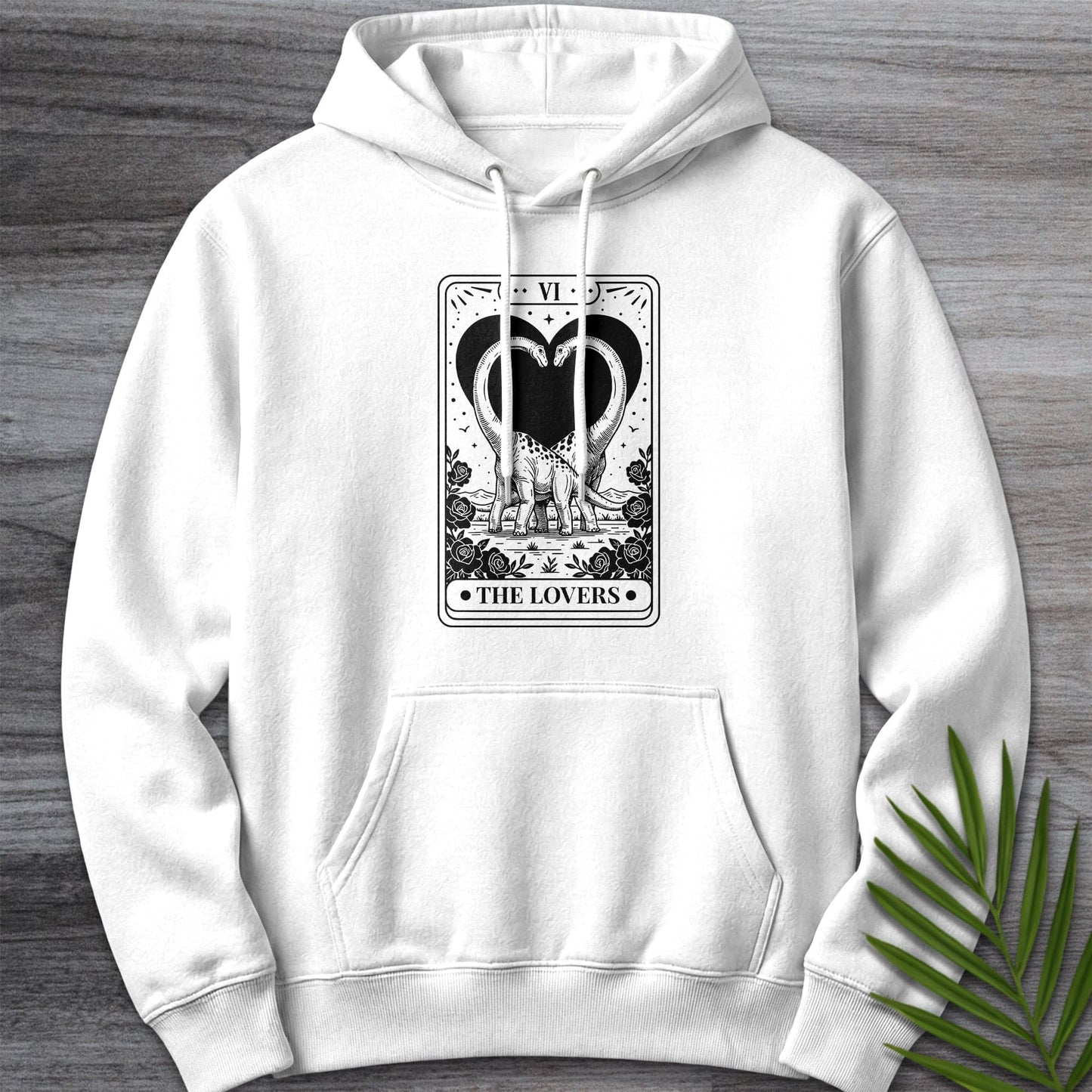 Hoodie XS / White The Jurassic Lovers Premium Hoodie