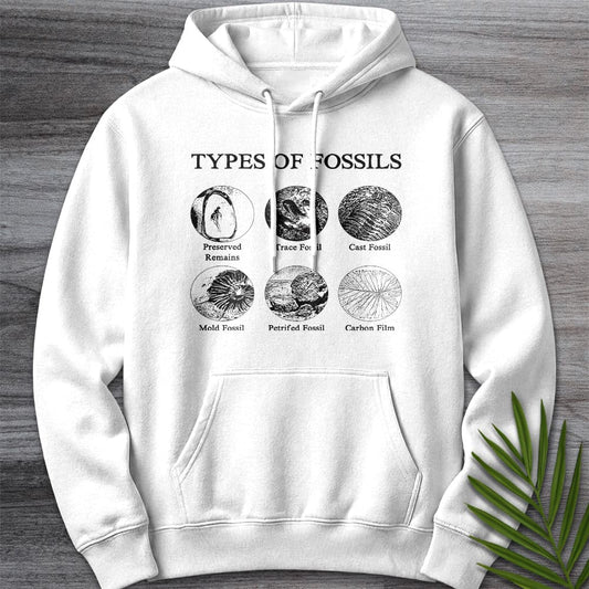 Hoodie XS / White Types of Fossils Premium Hoodie