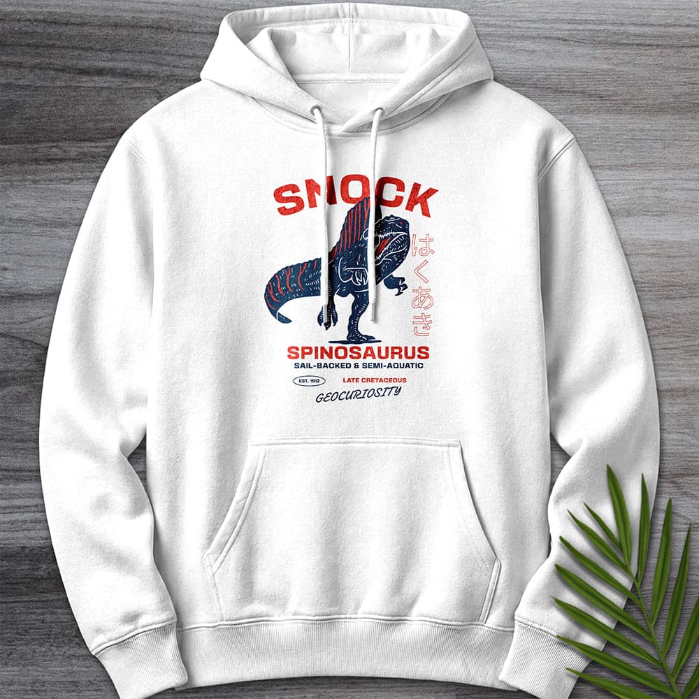 Hoodie XS / White Vintage 1912 Spinosaurus Snock Premium Hoodie