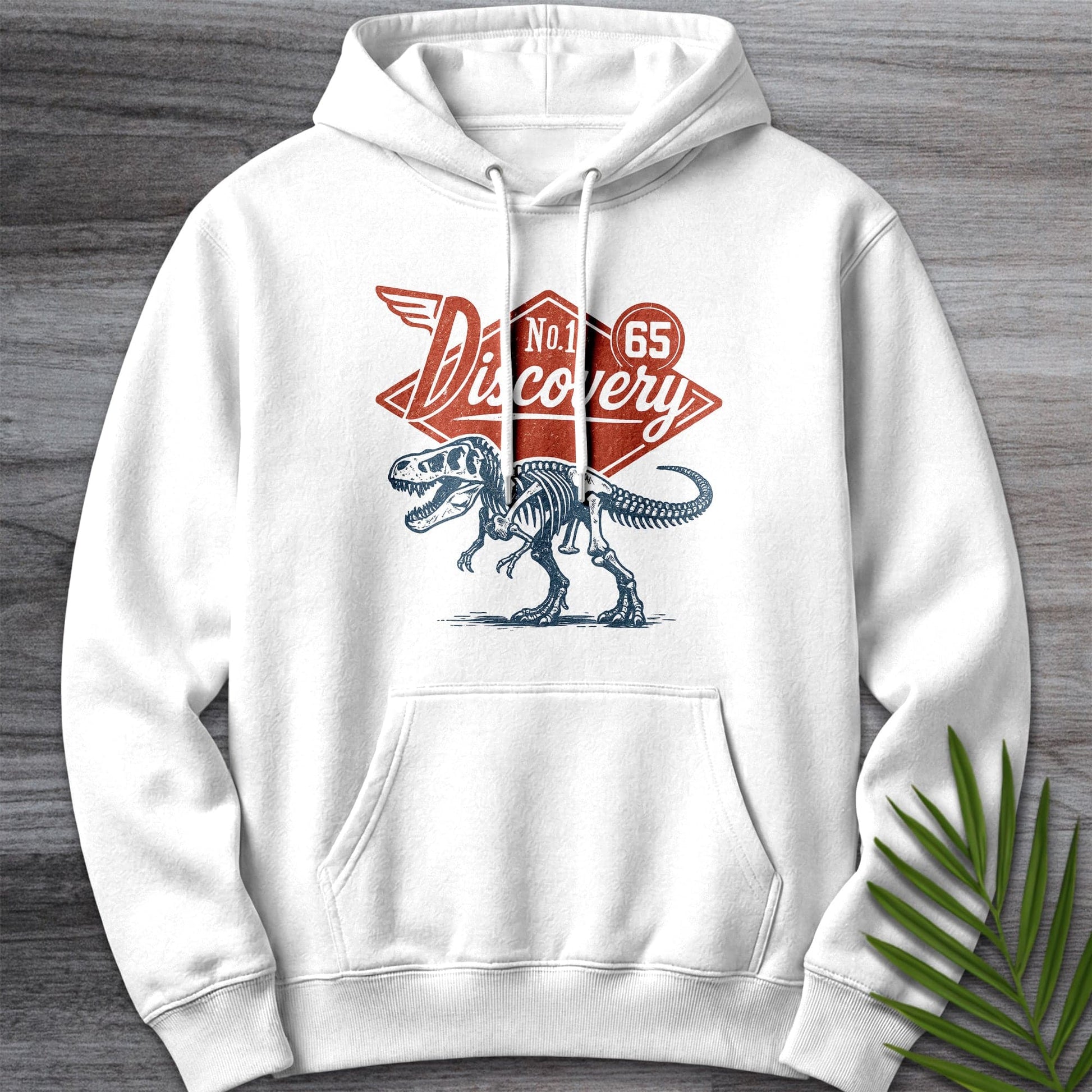 Hoodie XS / White Vintage No.1 T-Rex Discovery Premium Hoodie