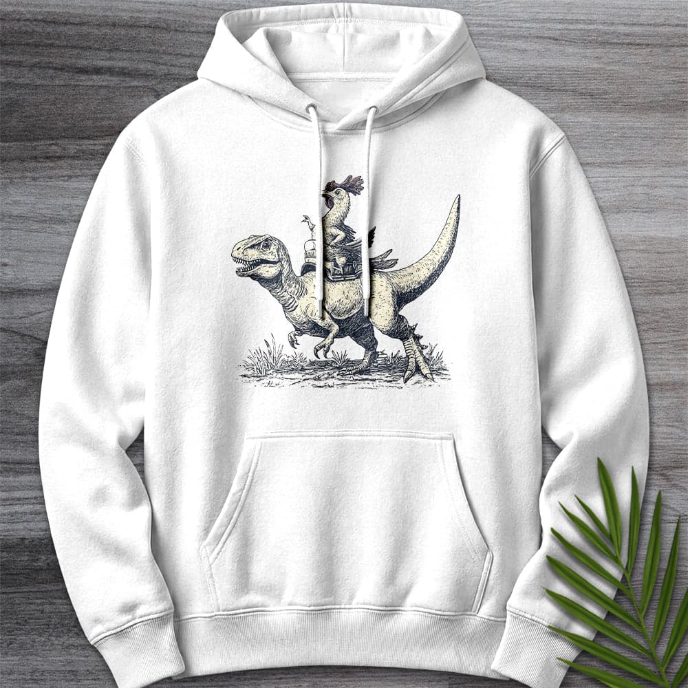 Hoodie XS / White When Chickens Ruled Premium Hoodie