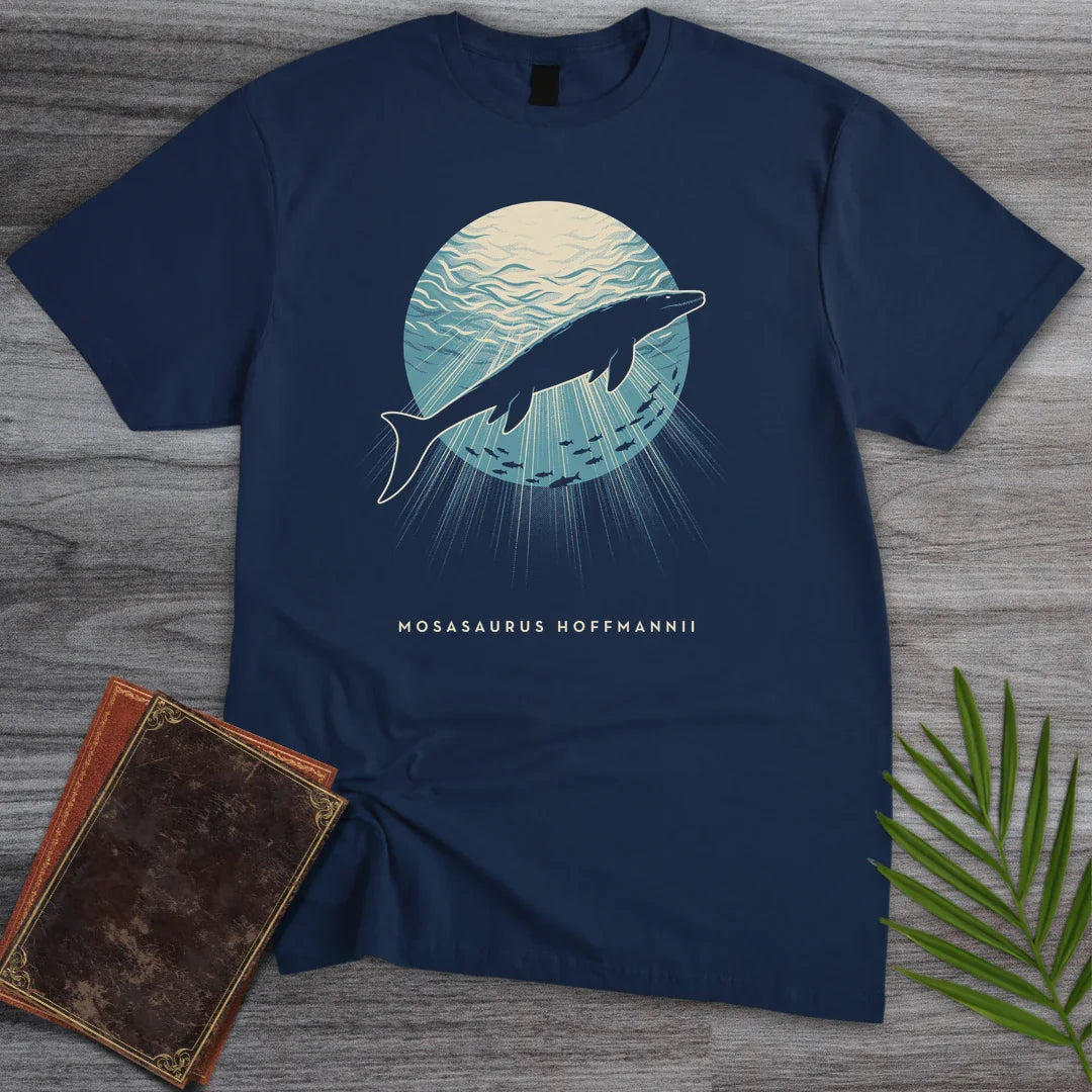 T-Shirt Navy / S Sunlit Window Mosasaurus T-Shirt