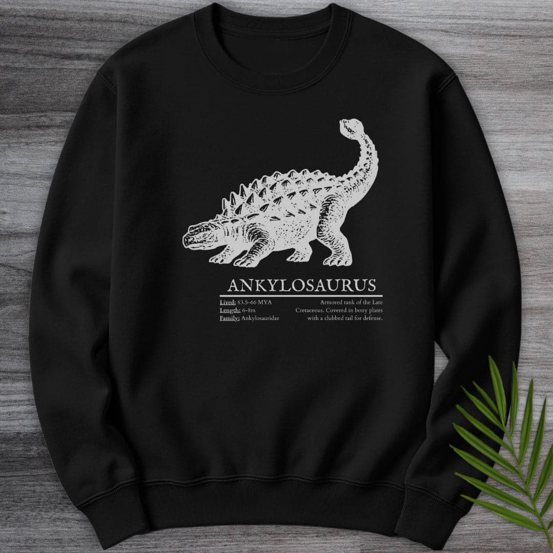 Sweatshirt Black / S Ankylosaurus Armored Earth Beast Crewneck