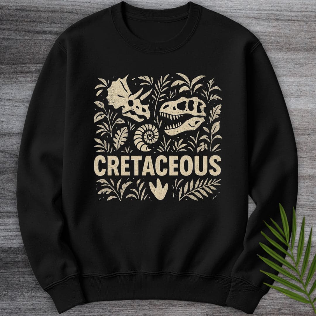 Sweatshirt Black / S Cretaceous Fossil Elements Crewneck