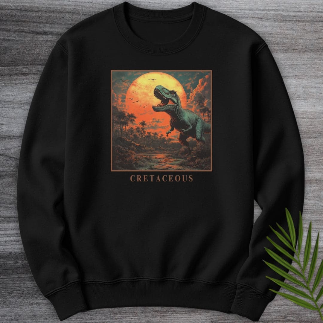 Sweatshirt Black / S Cretaceous T.rex Graphic Crewneck