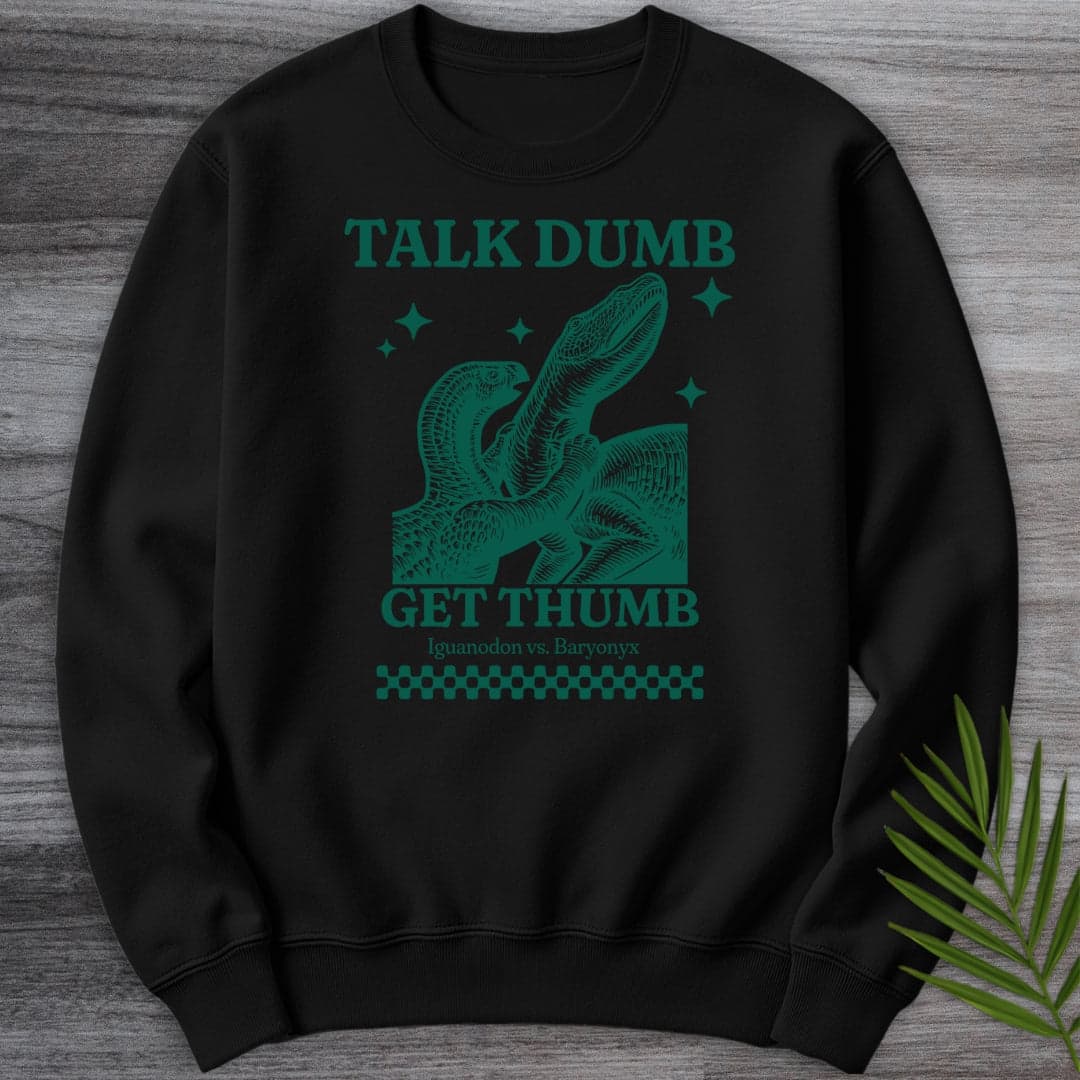 Sweatshirt Black / S Early Cretaceous Thumbs Crewneck