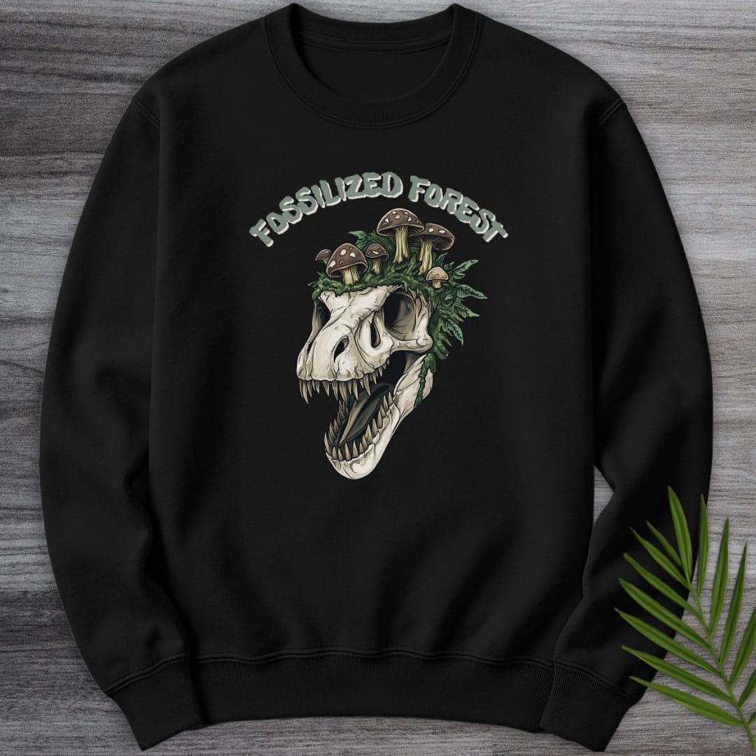 Sweatshirt Black / S Fossilized Forest Crewneck