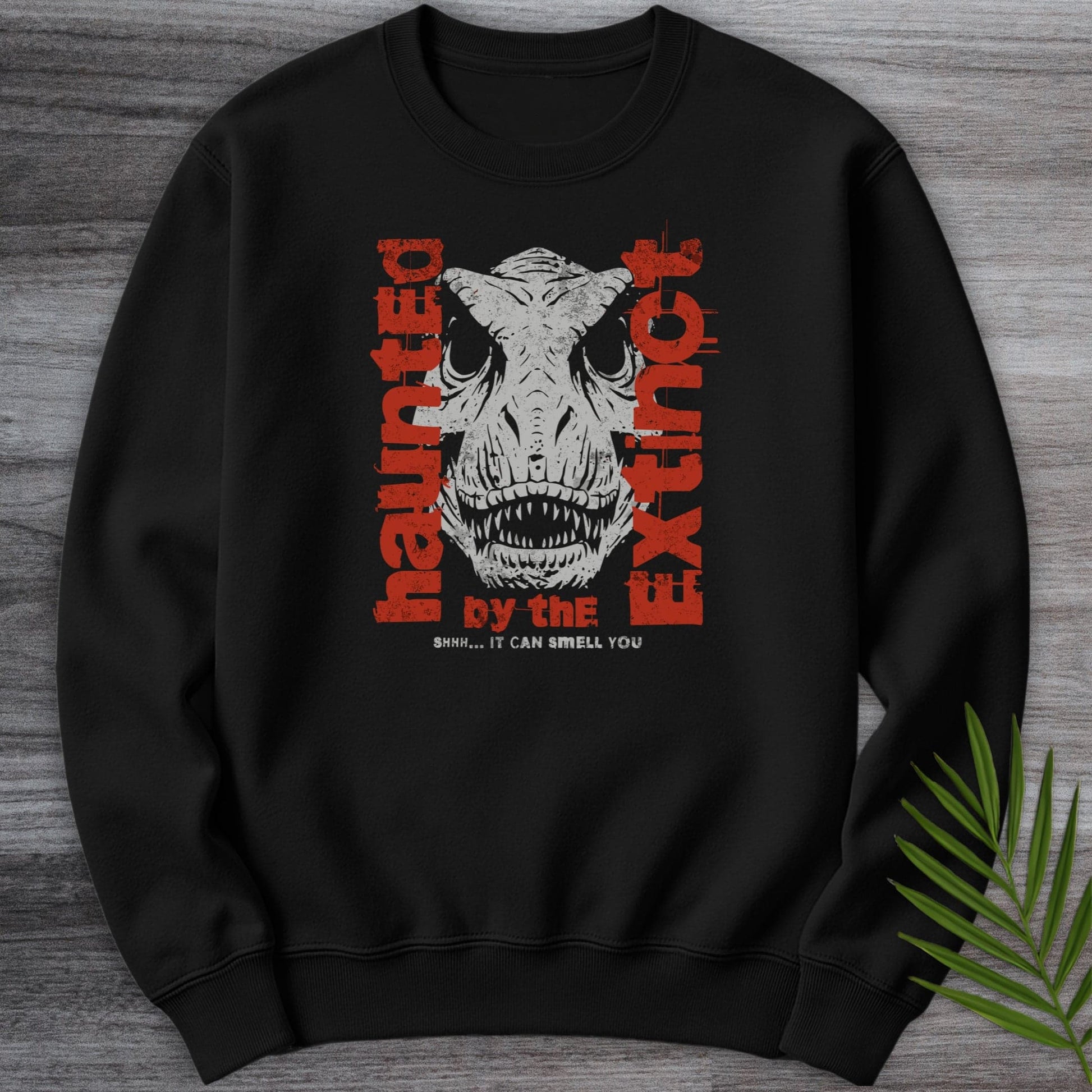 Sweatshirt Black / S Haunted By The Extinct Crewneck