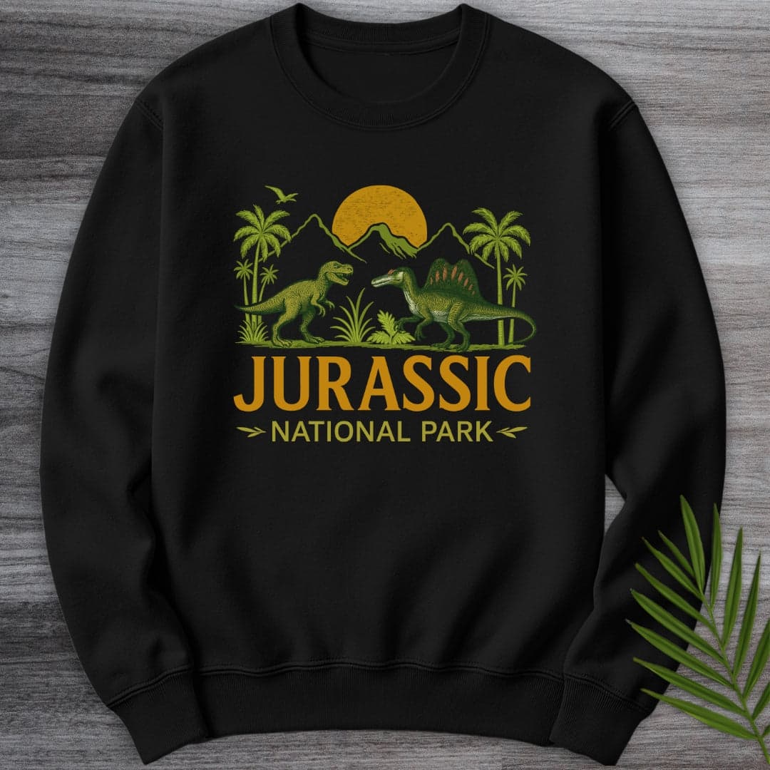 Sweatshirt Black / S Jurassic National Park Crewneck