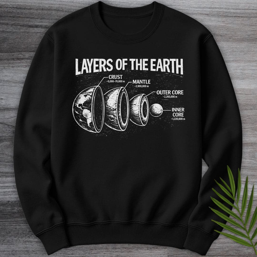 Sweatshirt Black / S Layers of the Earth Crewneck