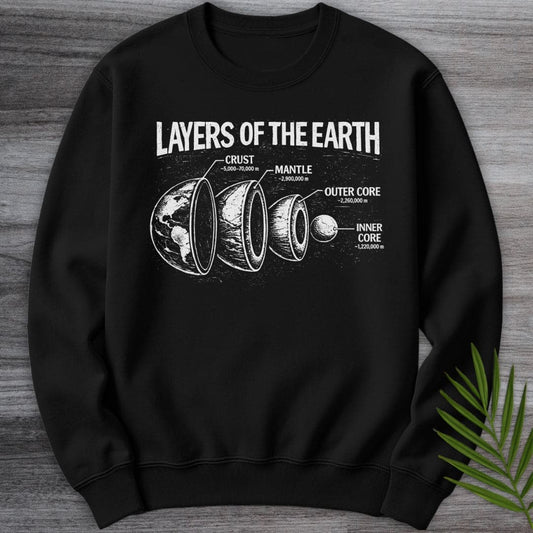 Sweatshirt Black / S Layers of the Earth Crewneck