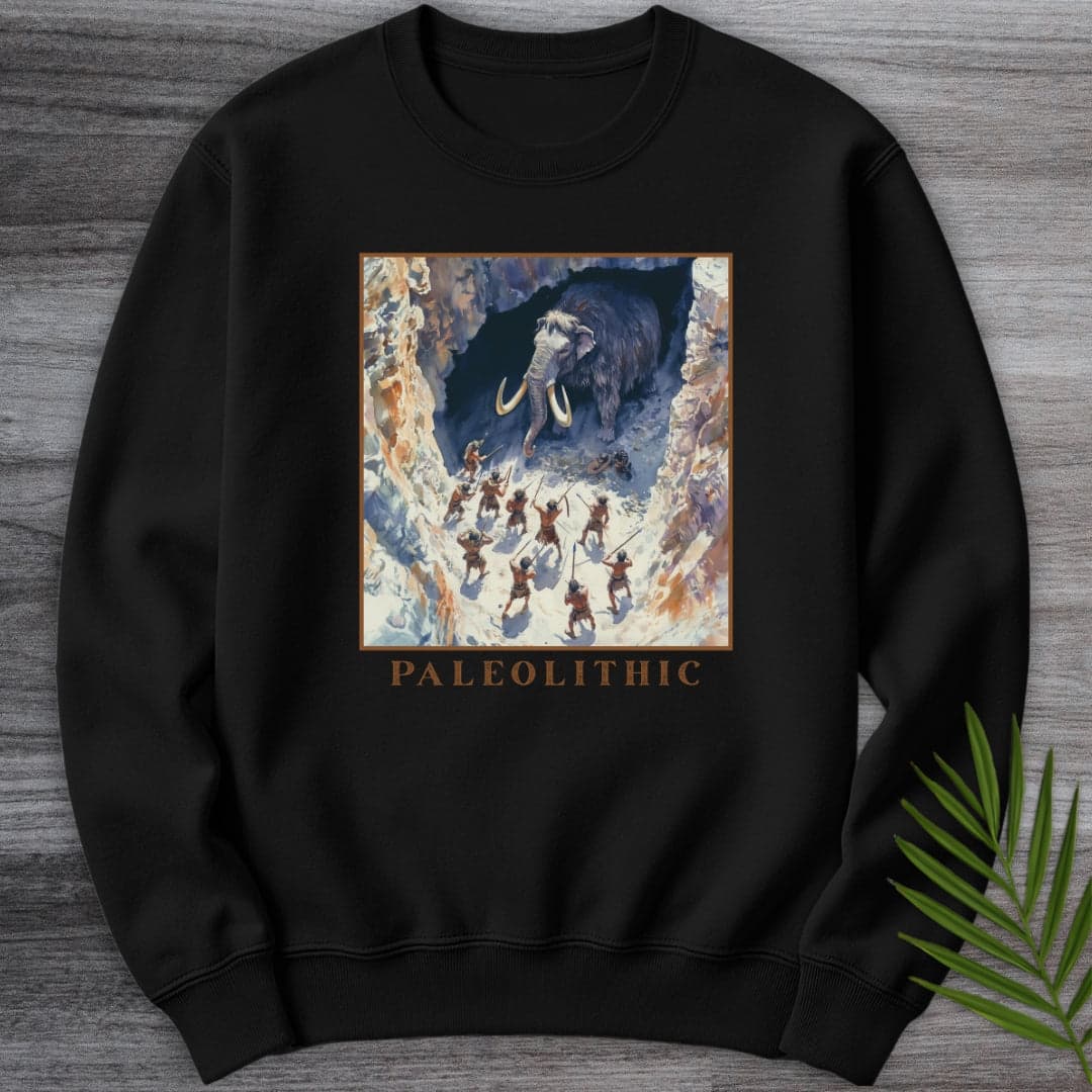 Sweatshirt Black / S Paleolithic Cave Hunting Crewneck