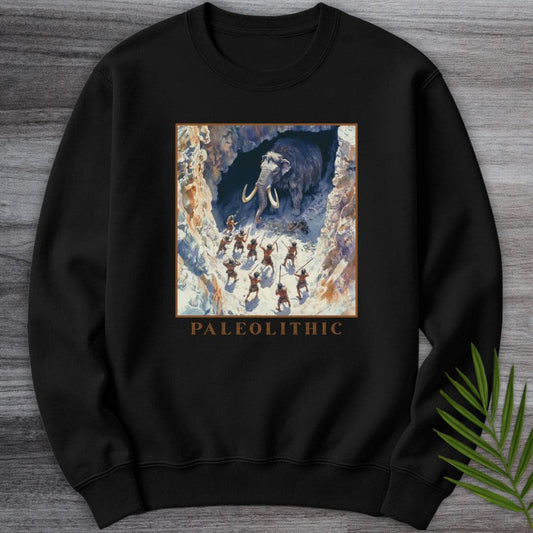 Sweatshirt Black / S Paleolithic Cave Hunting Crewneck
