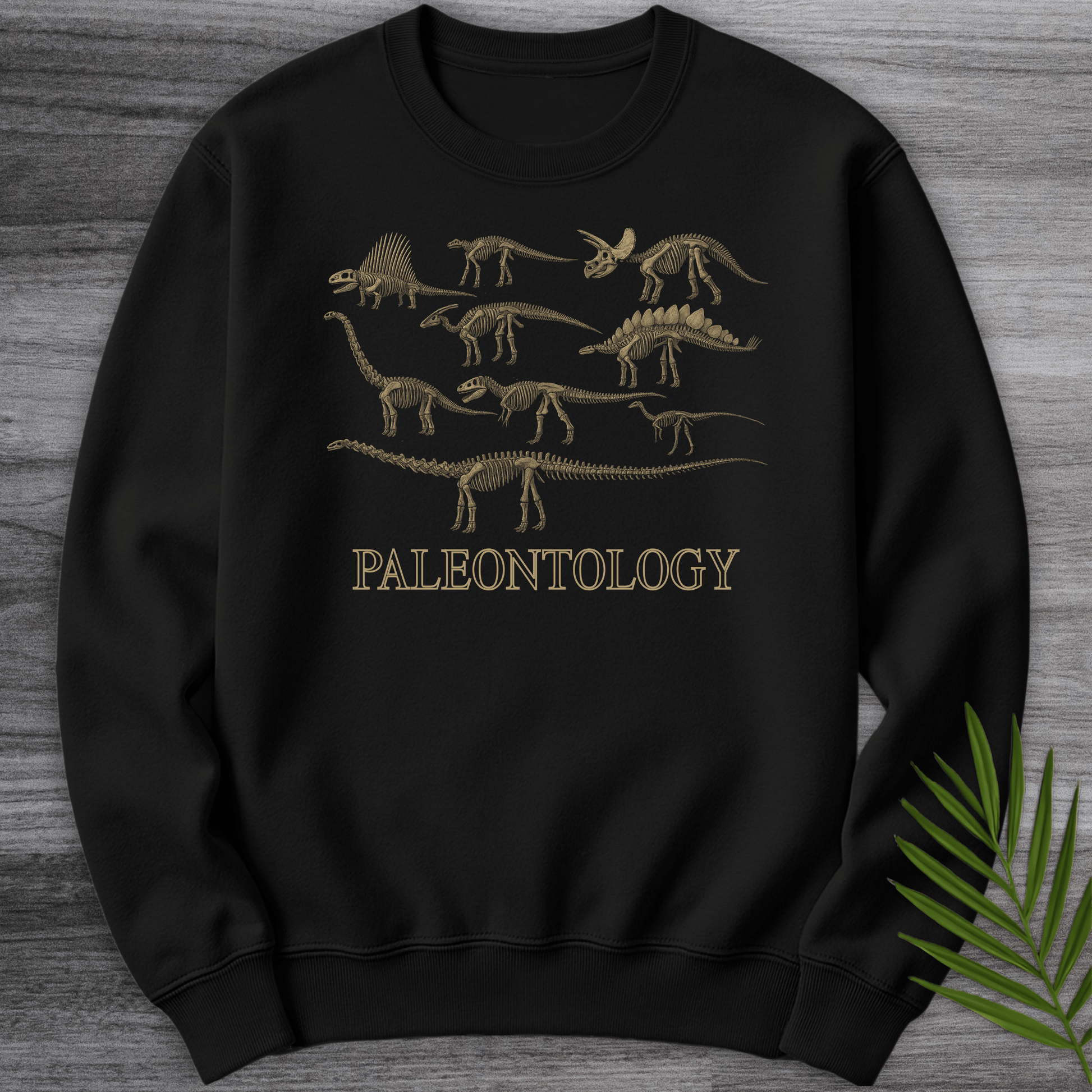 Sweatshirt Black / S Paleontology A Gallery in Bone Crewneck