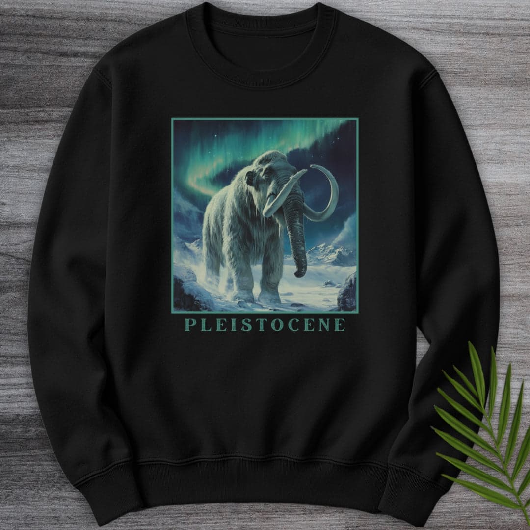 Sweatshirt Black / S Pleistocene Megafauna Ice Age Crewneck