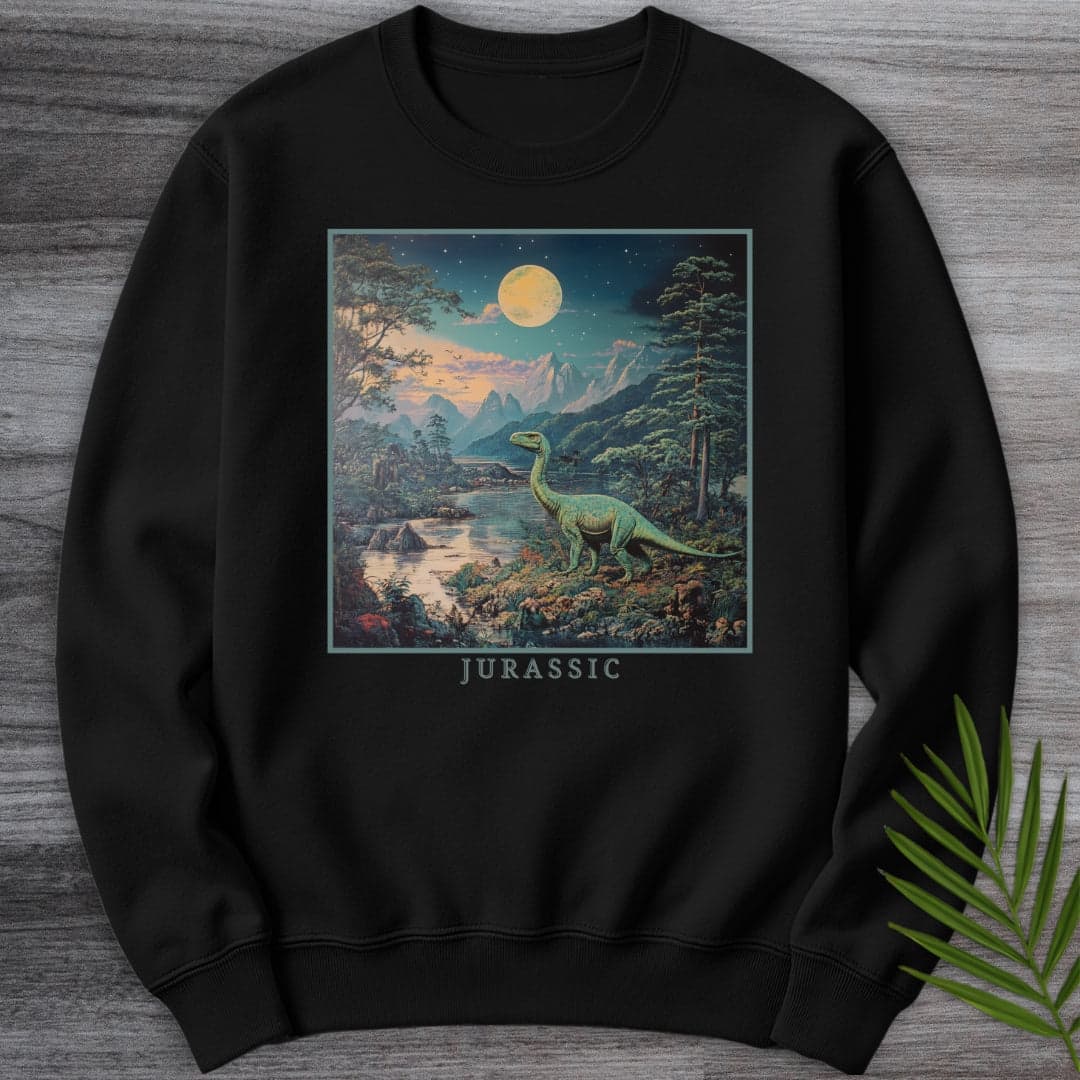 Sweatshirt Black / S Prehistoric  "Jurassic" Dinosaur Aesthetic Crewneck