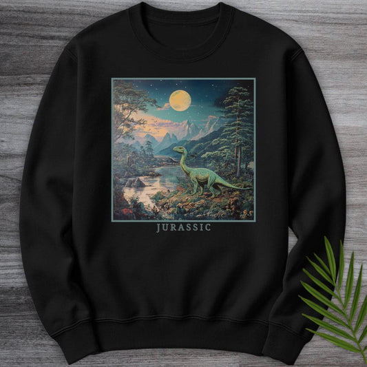 Sweatshirt Black / S Prehistoric  "Jurassic" Dinosaur Aesthetic Crewneck