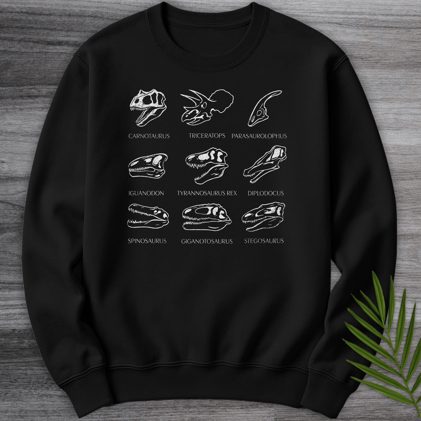 Sweatshirt Black / S Skulls of the Mesozoic Crewneck