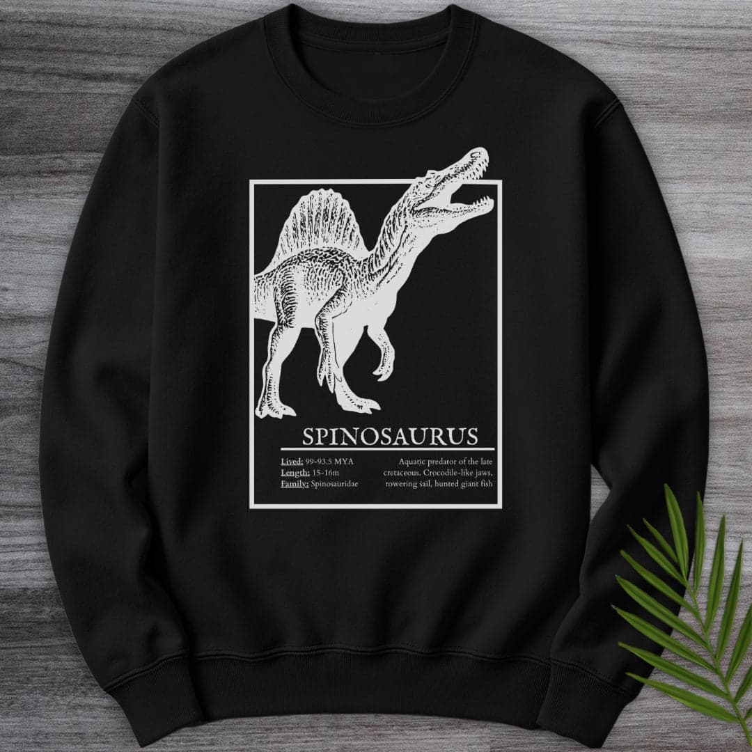 Sweatshirt Black / S Spinosaurus Sail-Backed Hunter Crewneck