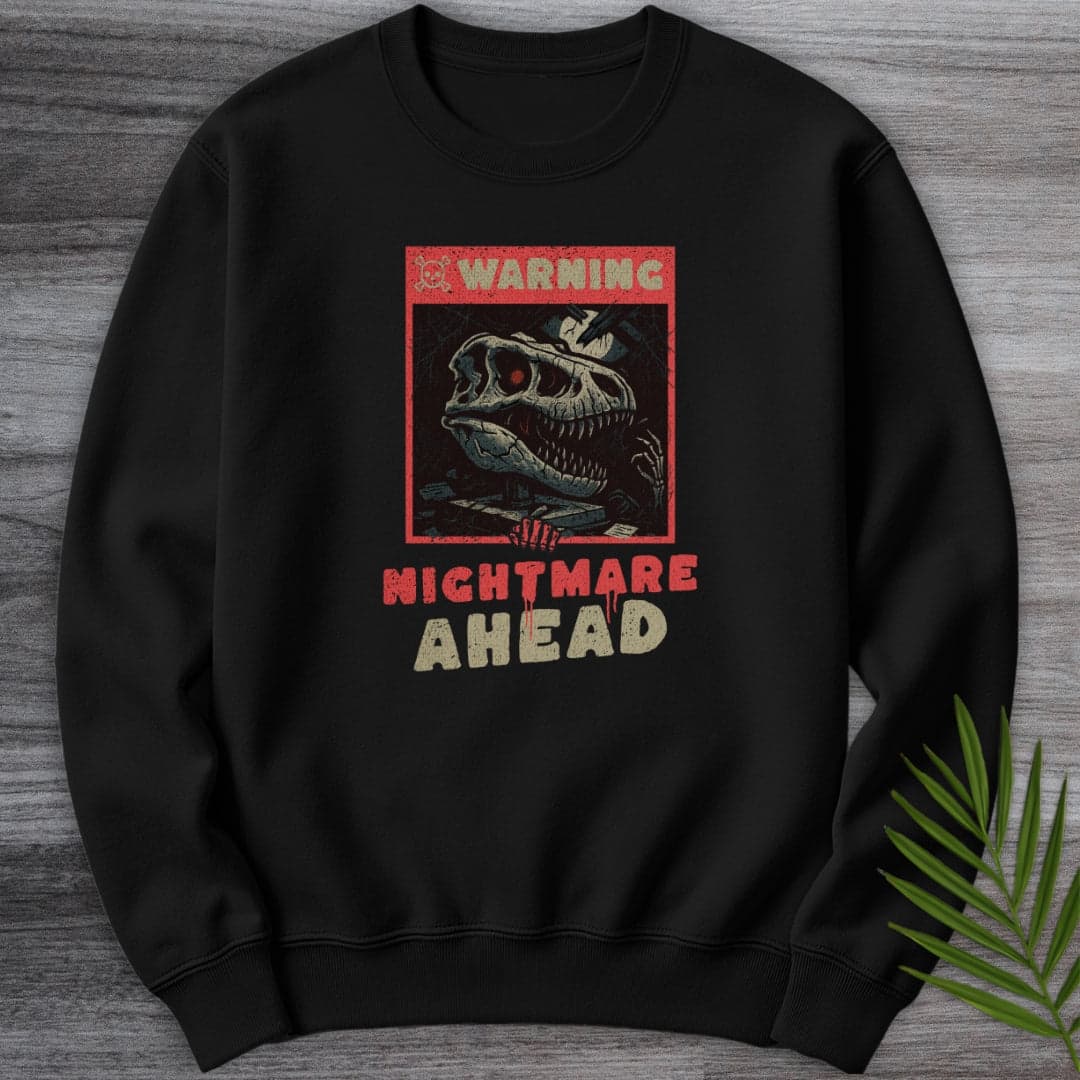 Sweatshirt Black / S T.Rex Nightmare Ahead Crewneck