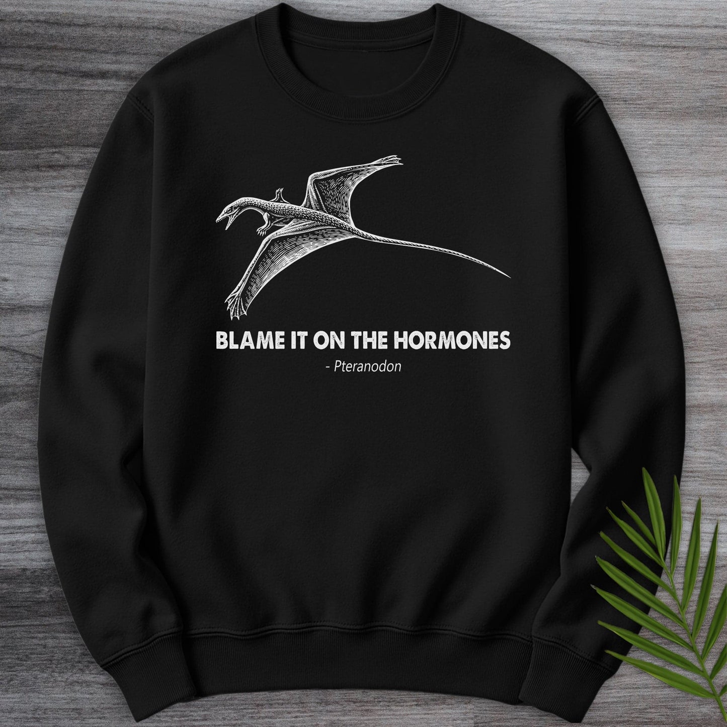 Sweatshirt Black / S The Hormonal Pteranodon Crewneck