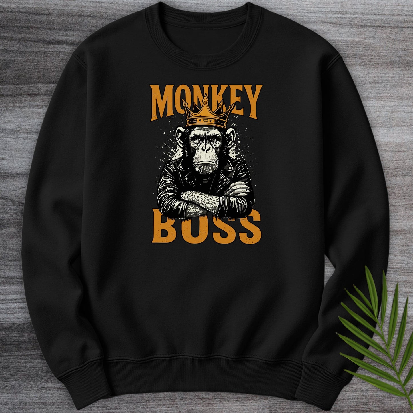 Sweatshirt Black / S The Monkey Boss Crewneck