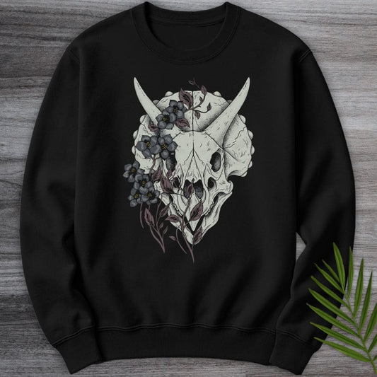 Sweatshirt Black / S Triceratops Botanical Relic Crewneck