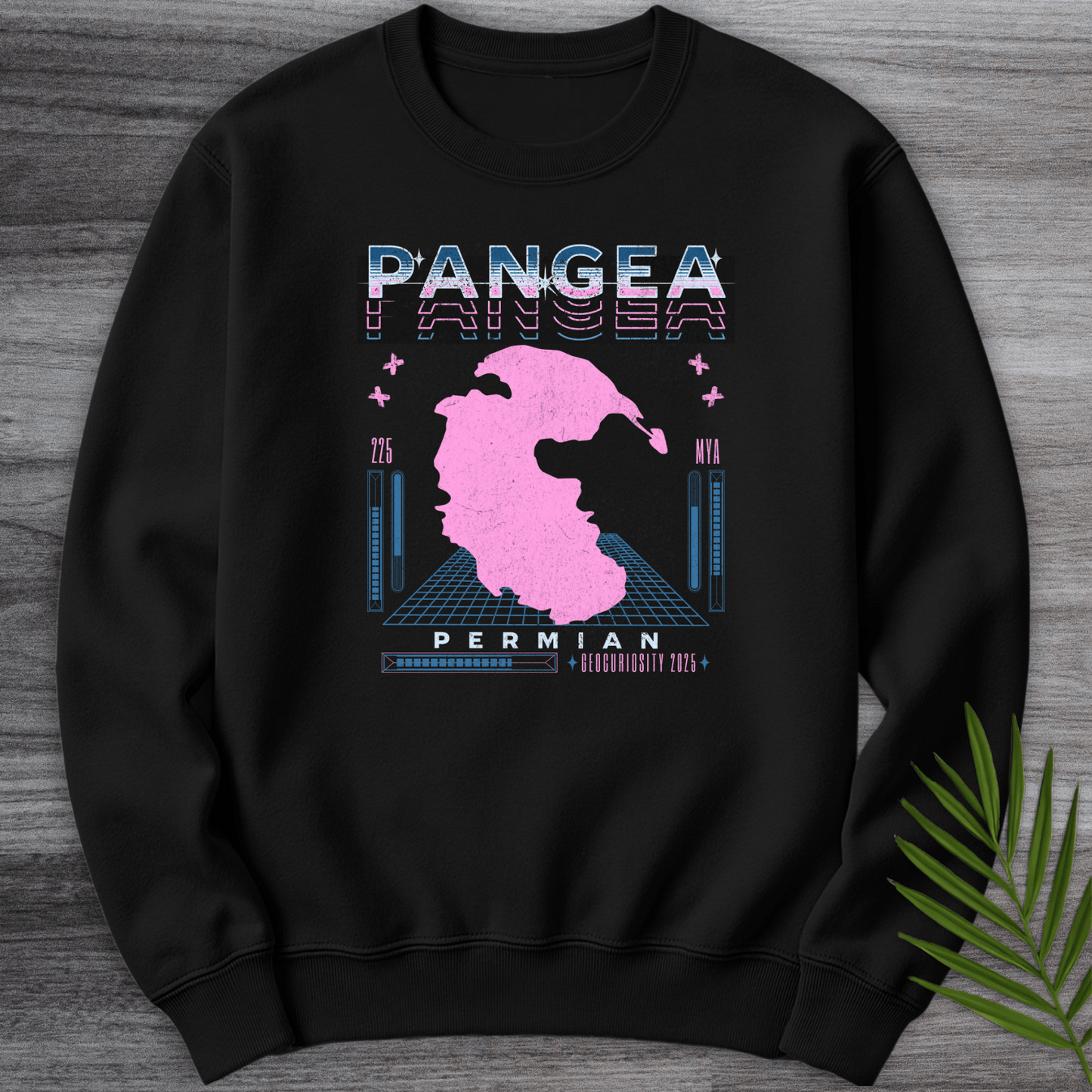 Sweatshirt Black / S Vintage Cyber Pangea Streetwear Crewneck