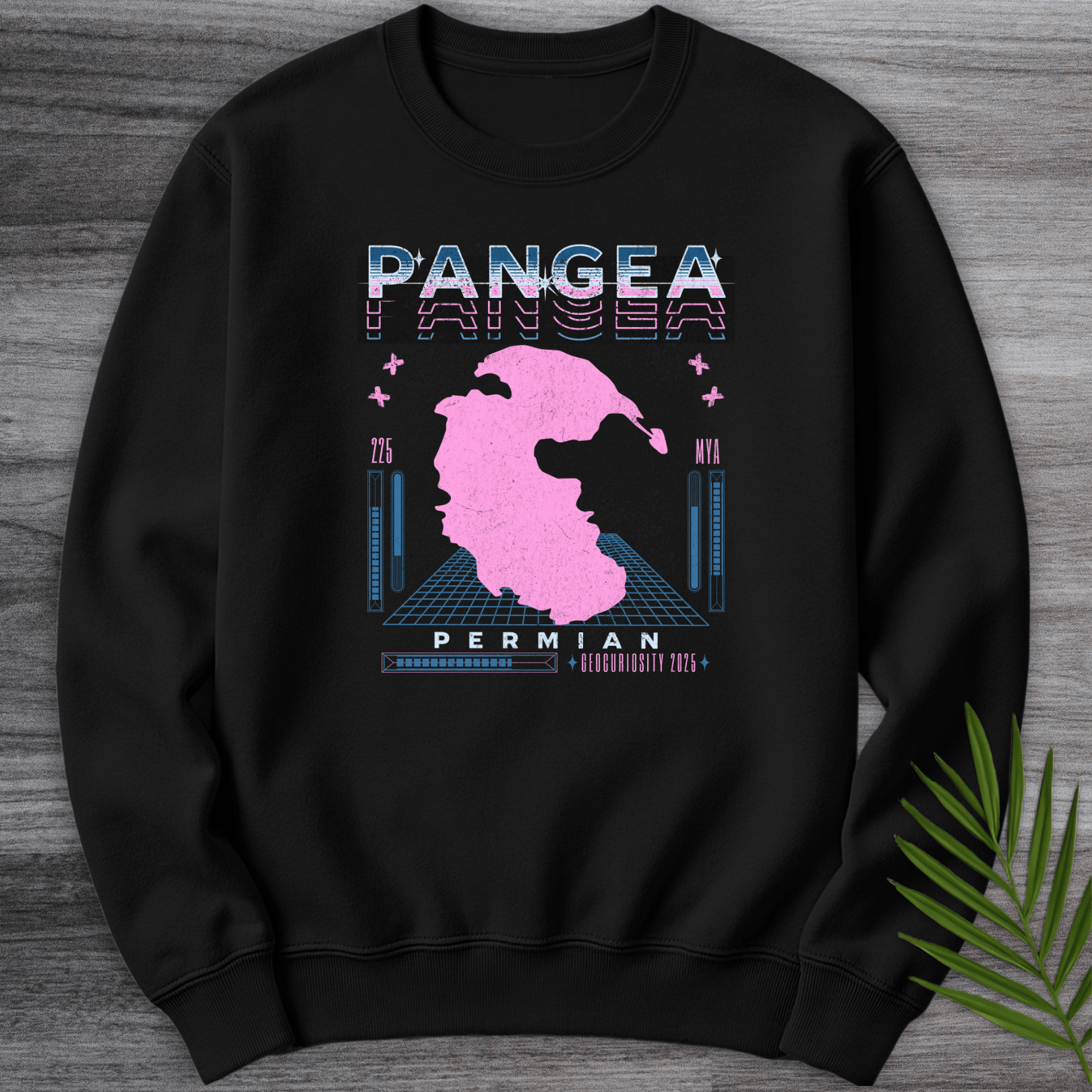 Sweatshirt Black / S Vintage Cyber Pangea Streetwear Crewneck