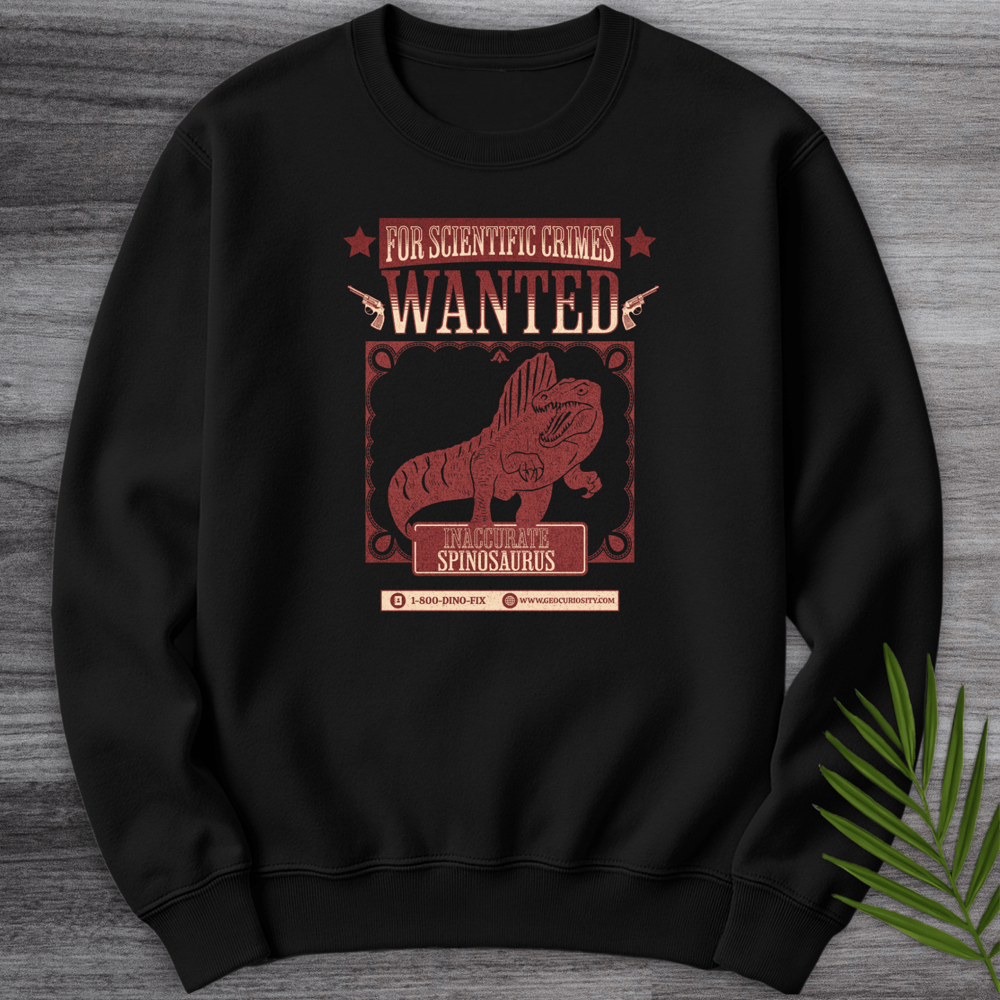 Sweatshirt Black / S WANTED Inaccurate Spino Crewneck