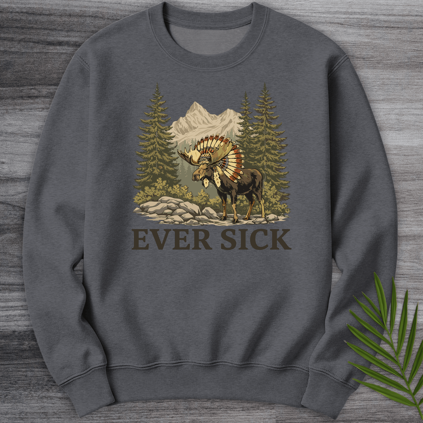 Sweatshirt Dark Heather / S Ever Sick Crewneck