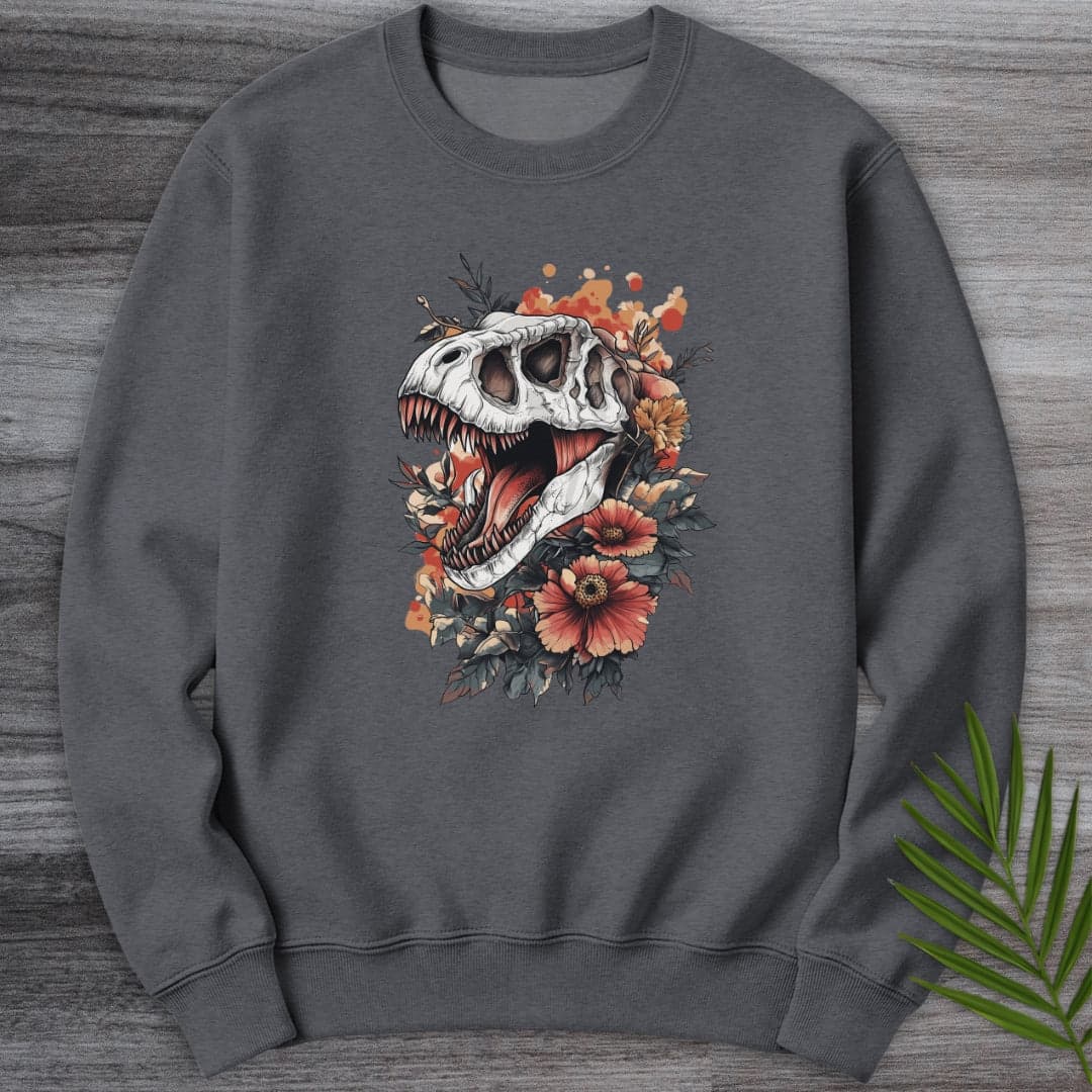 Sweatshirt Dark Heather / S Floral Fossil Fury Crewneck