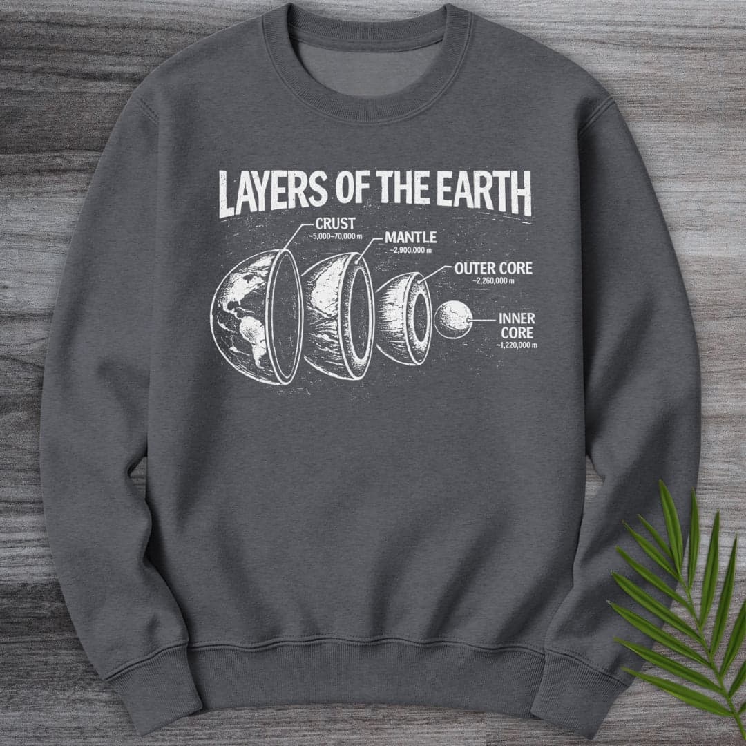 Sweatshirt Dark Heather / S Layers of the Earth Crewneck