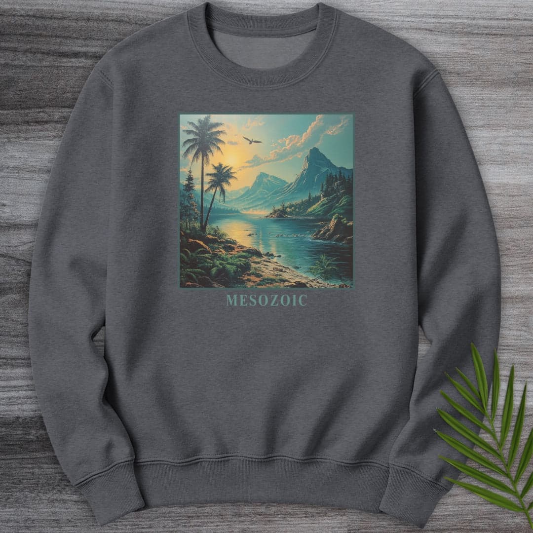 Sweatshirt Dark Heather / S Mesozoic Environment Graphic Crewneck