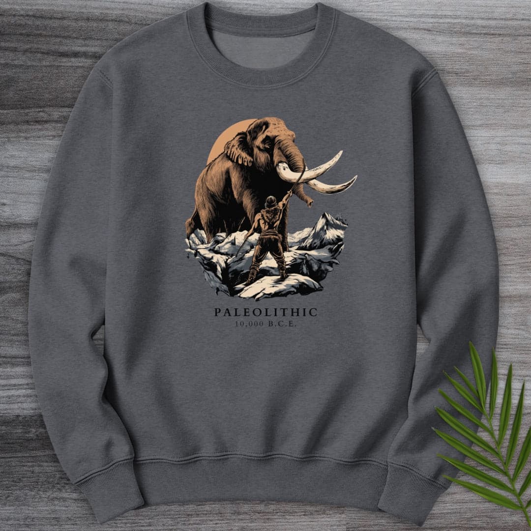 Sweatshirt Dark Heather / S Paleolithic Mammoth BCE Crewneck