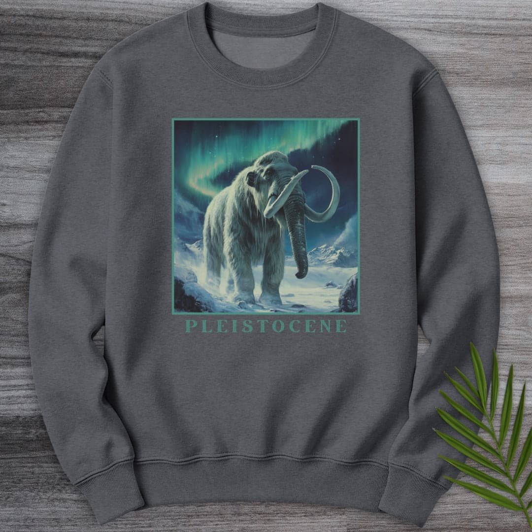 Sweatshirt Dark Heather / S Pleistocene Megafauna Ice Age Crewneck