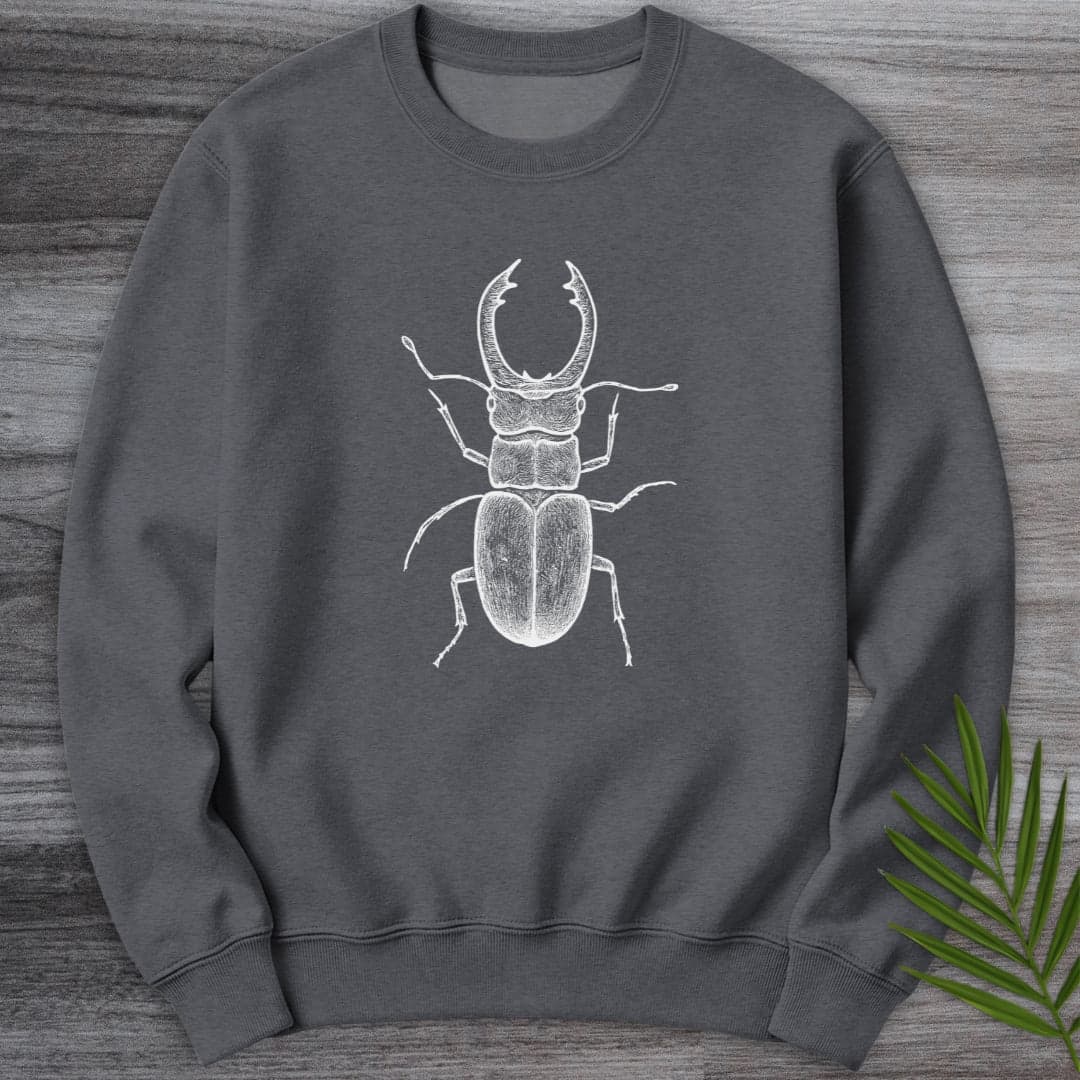 Sweatshirt Dark Heather / S Scientific Vintage Beetle Crewneck