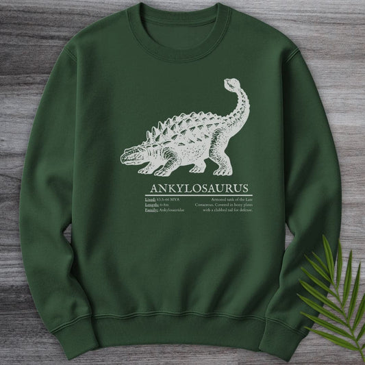 Sweatshirt Forest Green / S Ankylosaurus Armored Earth Beast Crewneck