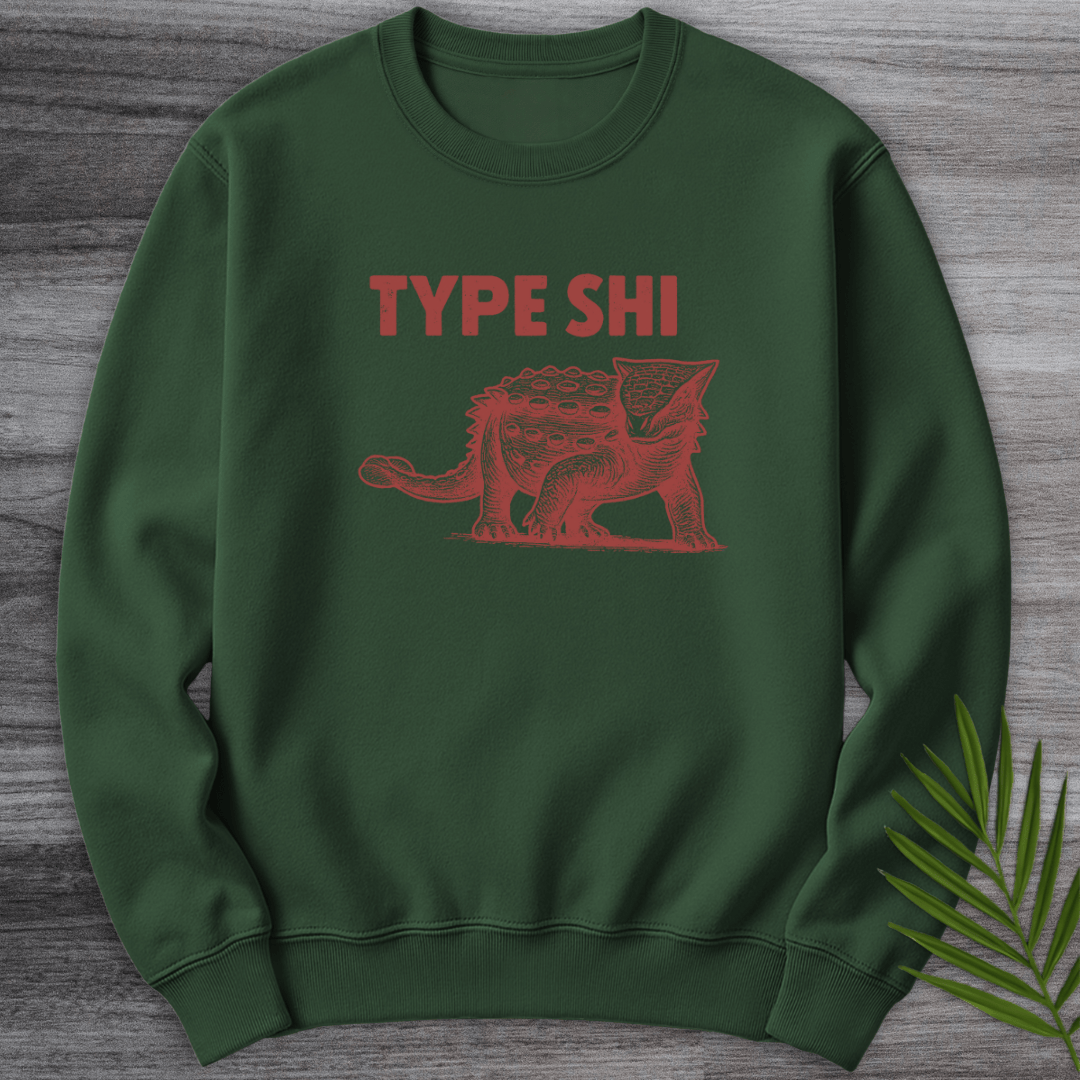 Sweatshirt Forest Green / S Anodontosaurus Type Shi Crewneck