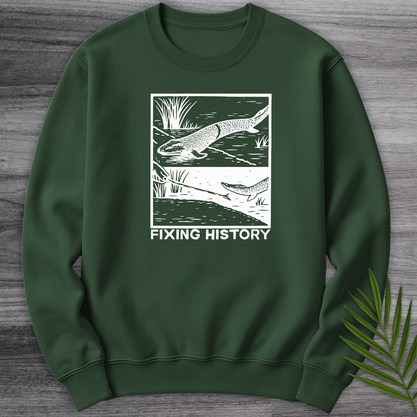 Sweatshirt Forest Green / S Devonian Time Travel Crewneck