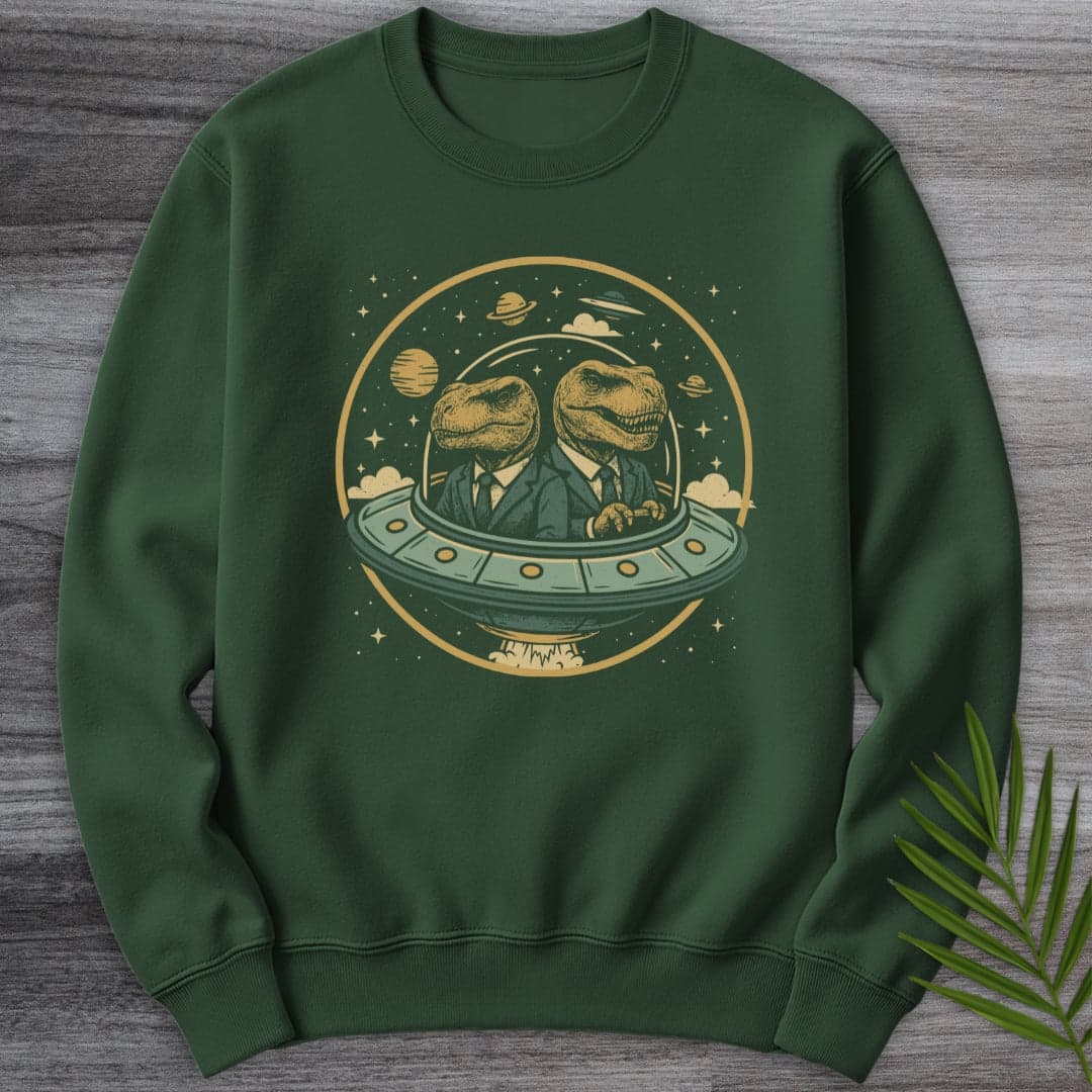 Sweatshirt Forest Green / S Dinosaur Conspiracy Crewneck