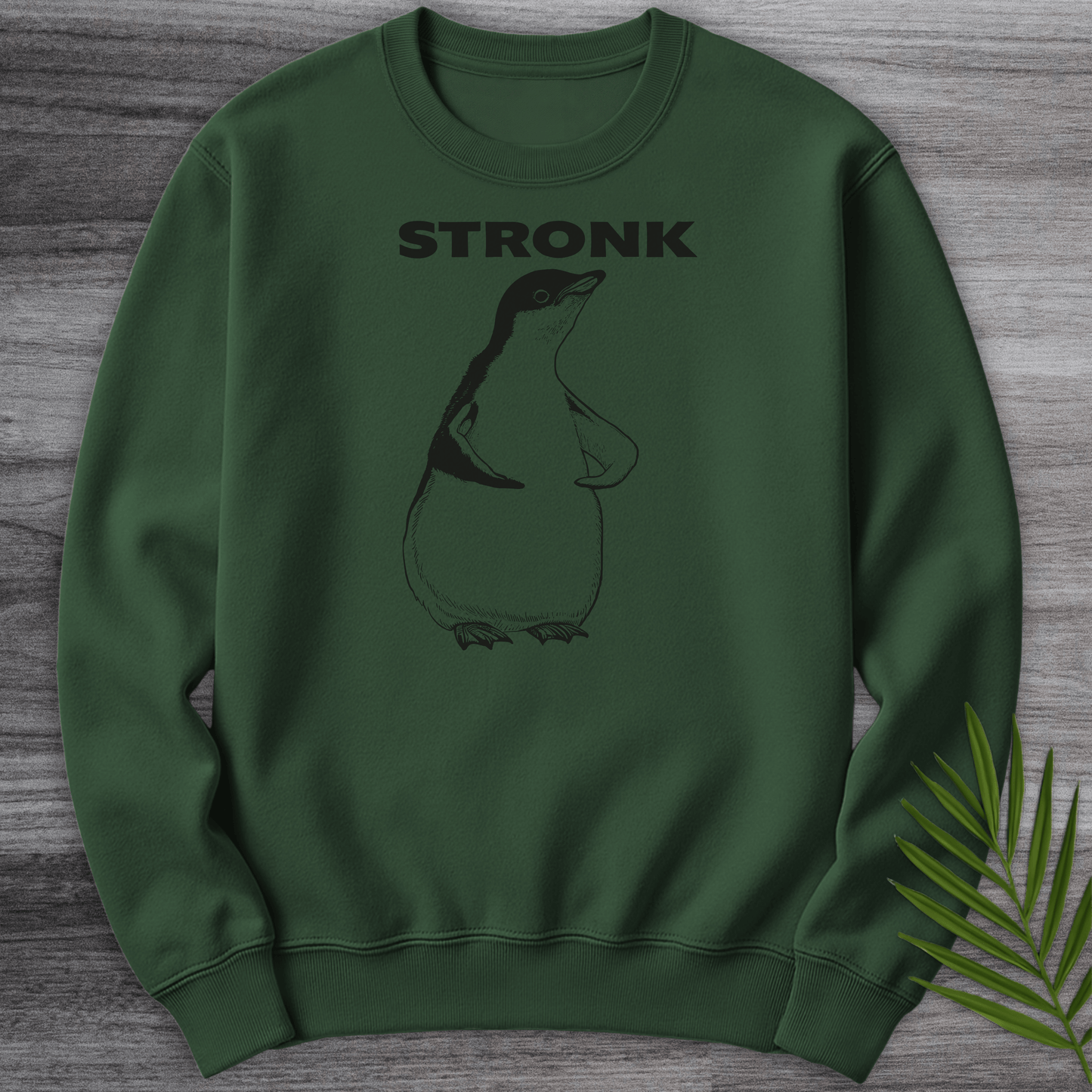 Sweatshirt Forest Green / S Penguin Stronk Crewneck