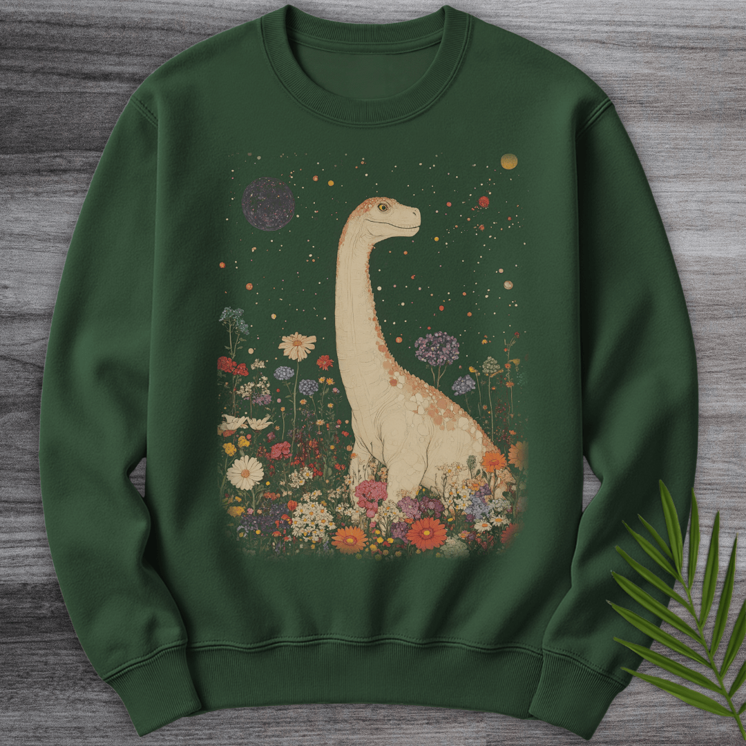 Sweatshirt Forest Green / S Vintage Floral Longneck Crewneck