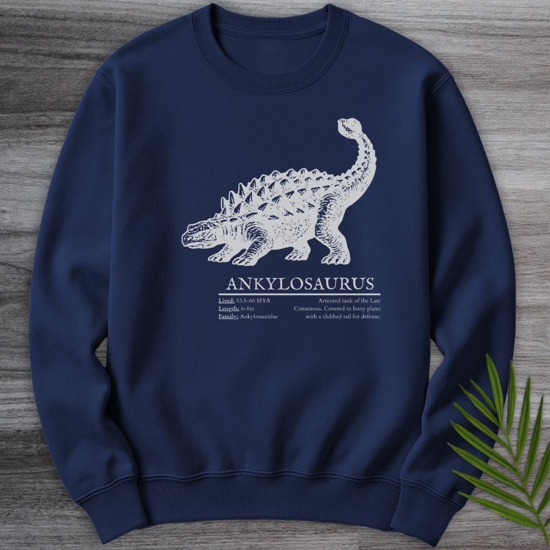 Sweatshirt Navy / S Ankylosaurus Armored Earth Beast Crewneck