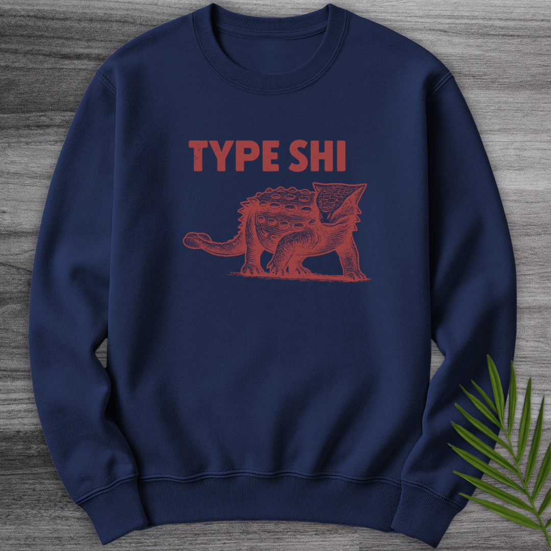 Sweatshirt Navy / S Anodontosaurus Type Shi Crewneck