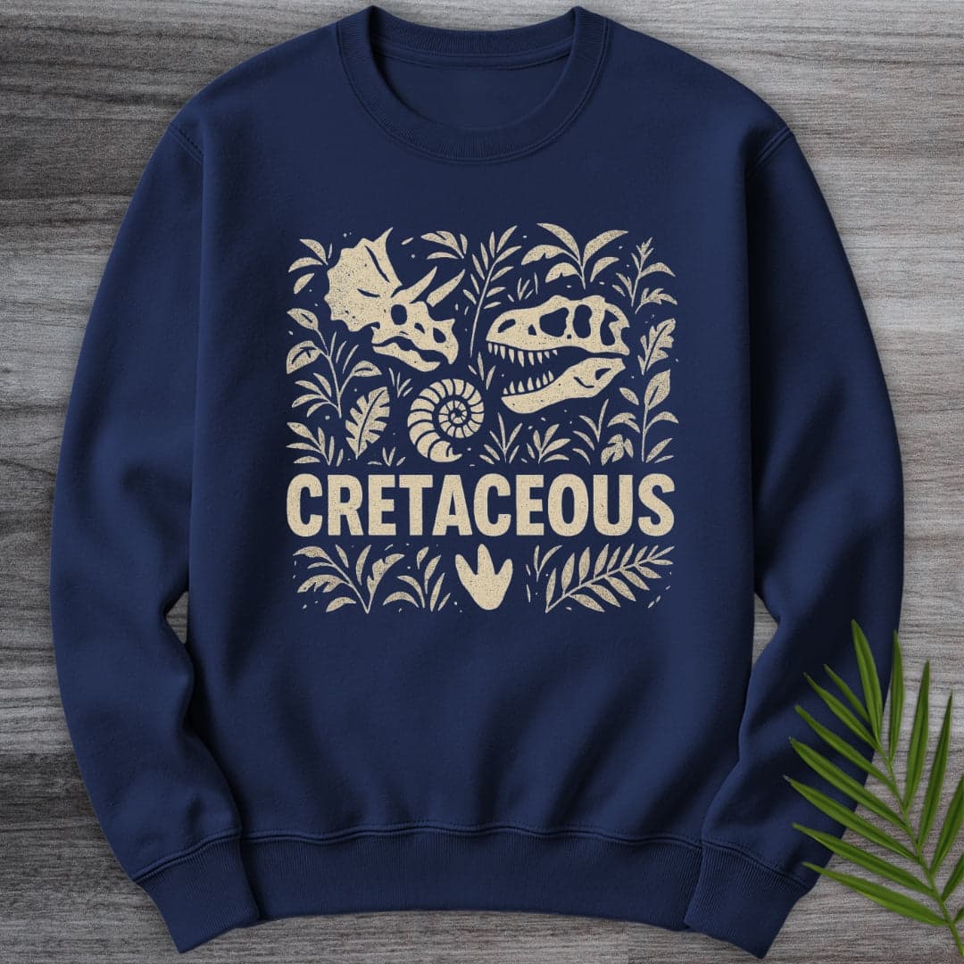Sweatshirt Navy / S Cretaceous Fossil Elements Crewneck